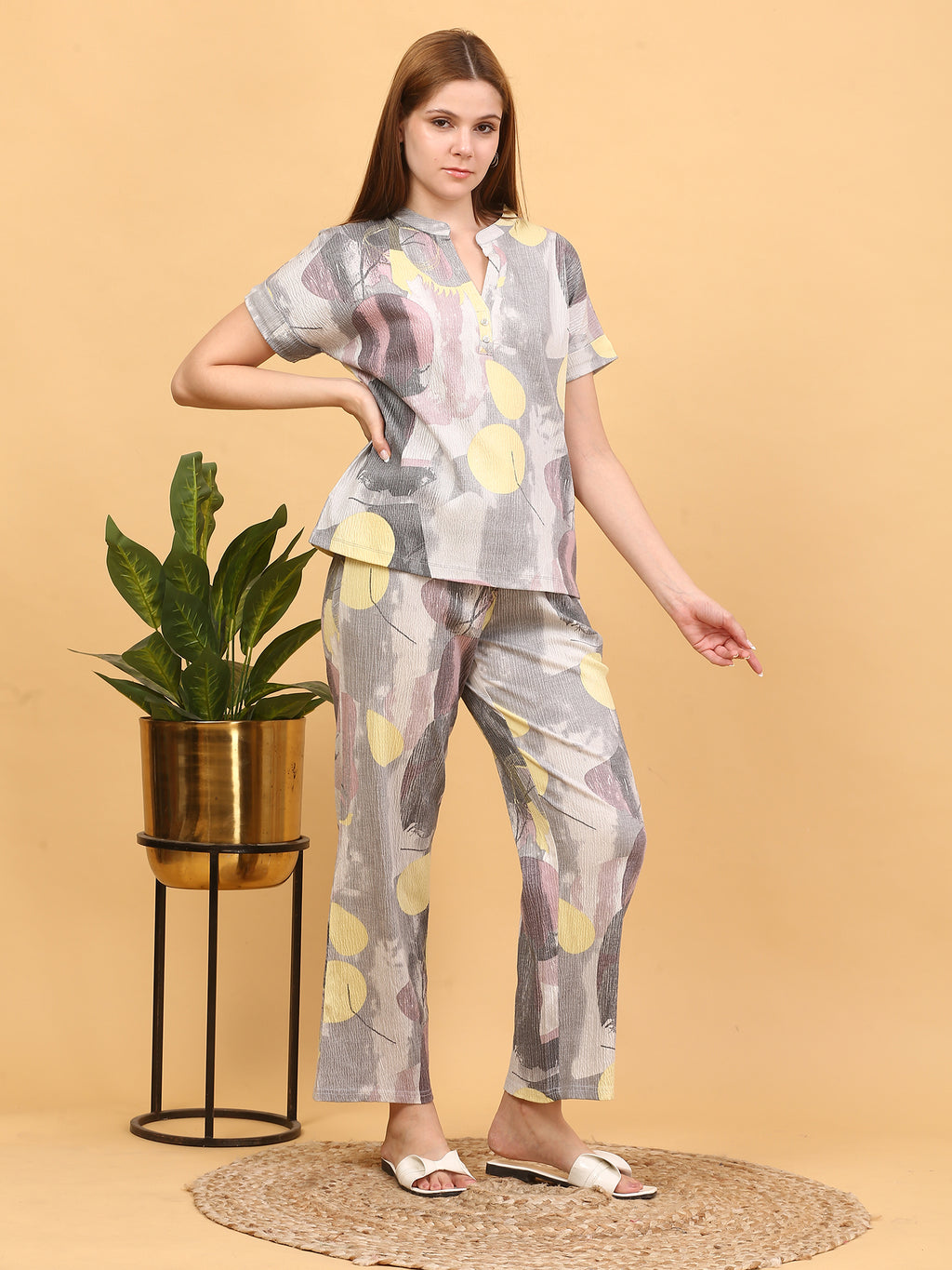 Black Printed Co-ord Set