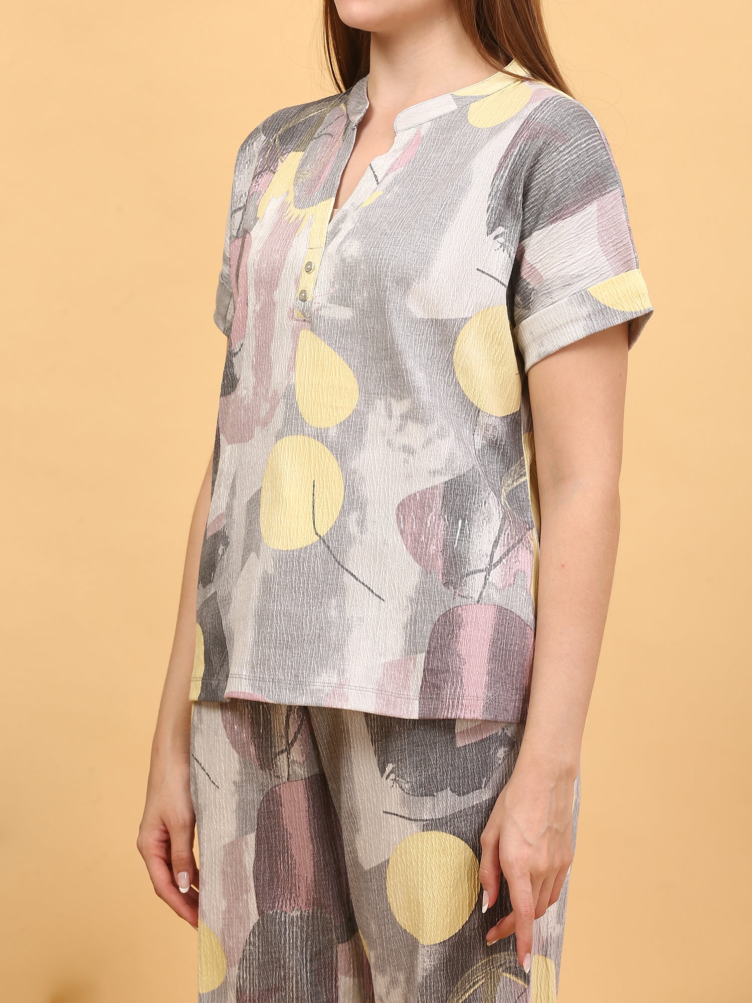 Black Printed Co-ord Set