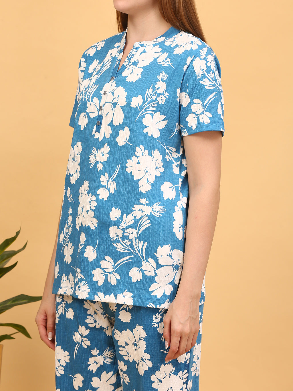 Blue & White Co-ord Set