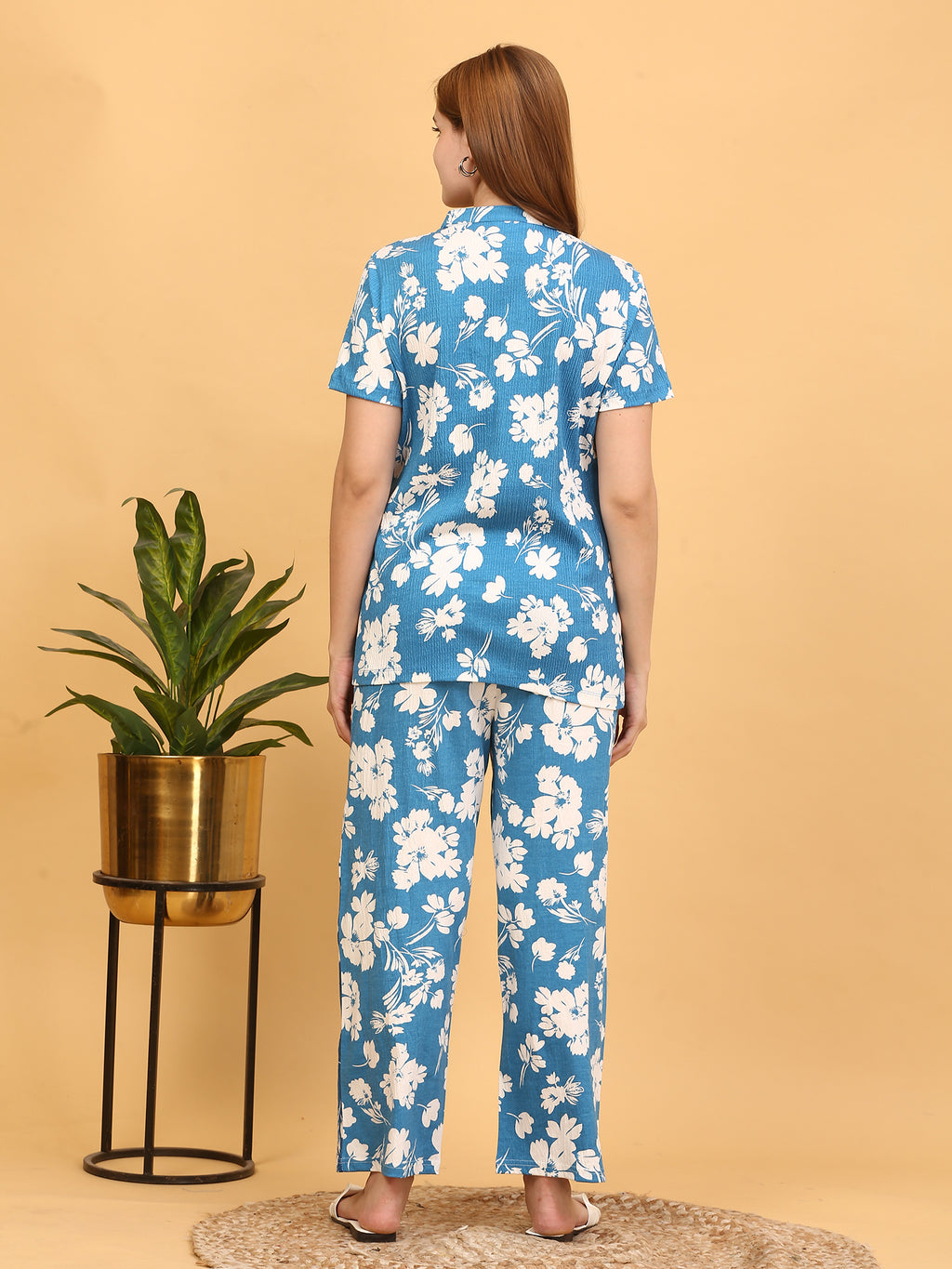 Blue & White Co-ord Set