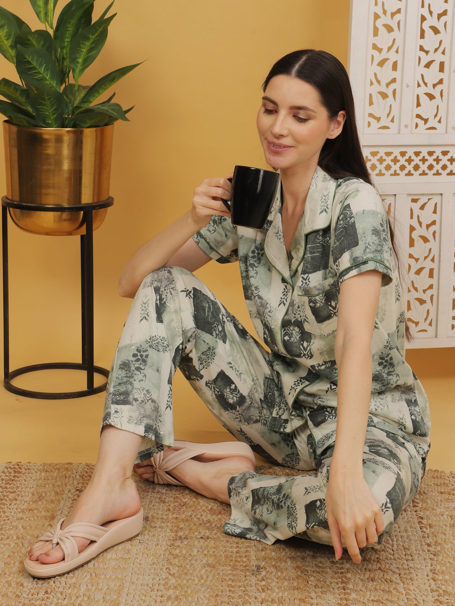 Leafy Green Co-ord Set