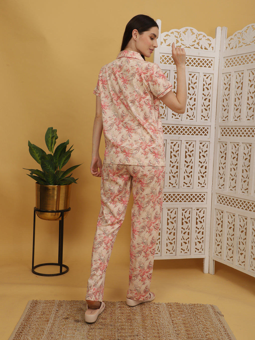 Flowery Pink Co-ord Set