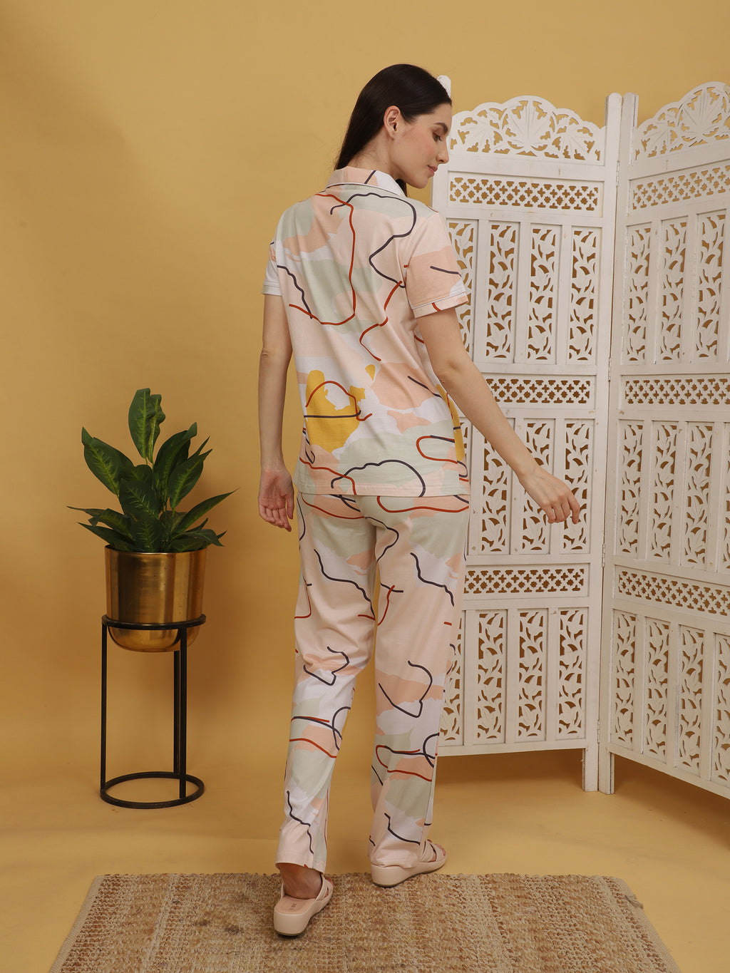 Colourful Lined Co-ord Set